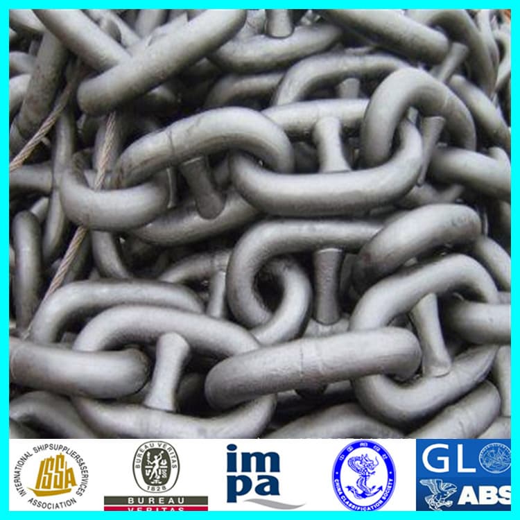 Galvanized Stud Link Chain with CCS_ABS_Lr_Nk_Dnv Certificat